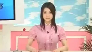 女主播水島津實邊報導邊打炮